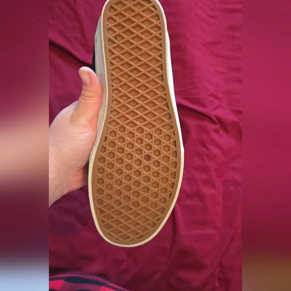 Vans Black Canvas Sneakers 6.5 Skateboard Shoes - Picture 7 of 7